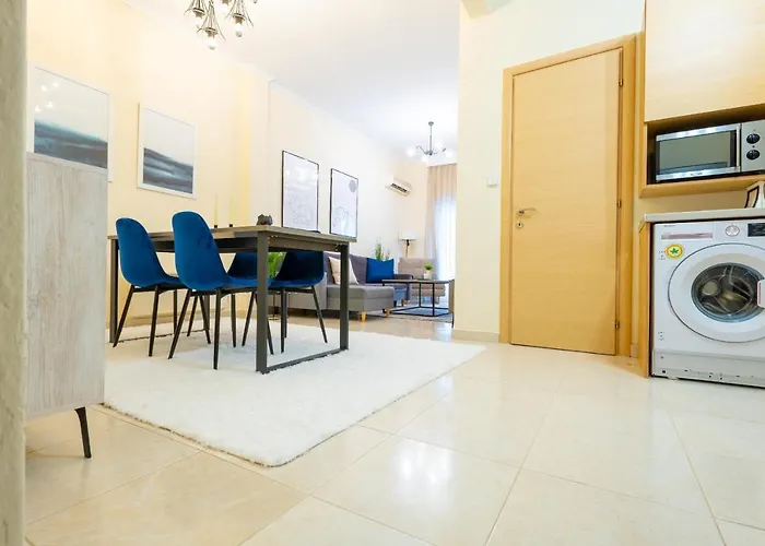 Appartement Niovi - 3min Walk To Promenade - 500 Mbps Fiber Thessalonique